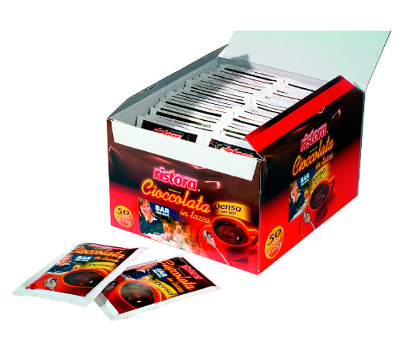 Горячий шоколад в пакетиках Ristora - 50 шт - фото-2