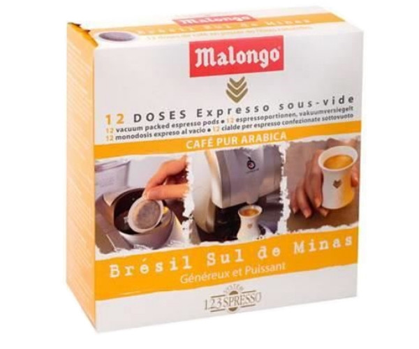 Кофе Malongo Bresil Sul de Minas в монодозах - 12 шт - фото-1