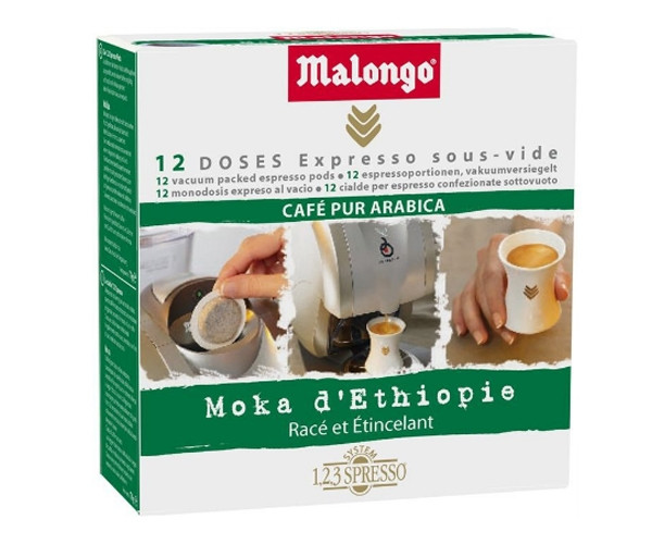 Кофе Malongo Moka Ethiopie в монодозах - 12 шт - фото-1