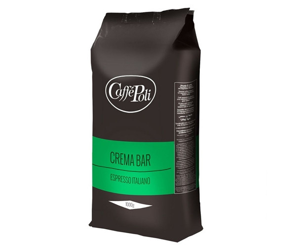 Кофе Caffe Poli Crema Bar в зернах 1 кг - фото-1