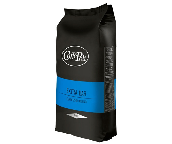 Кофе Caffe Poli Extrabar в зернах 1 кг - фото-1
