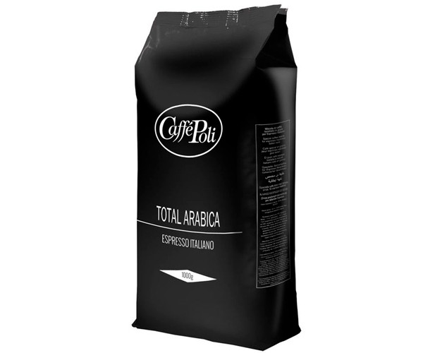 Кофе Caffe Poli Total Arabica в зернах 1 кг - фото-1