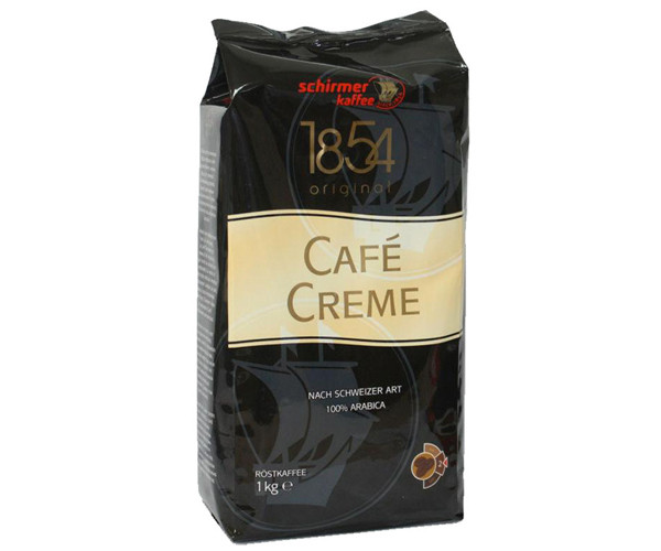 Кофе Schirmer Kaffee Cafe Creme в зернах 1 кг - фото-1