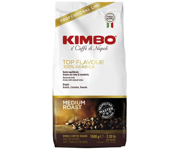 Кофе KIMBO Top Flavour в зернах 1 кг - фото-1