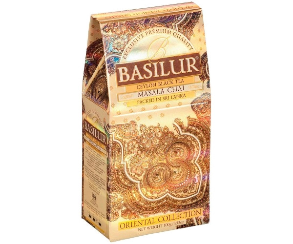 Черный чай Basilur Масала картон 100 г - фото-1
