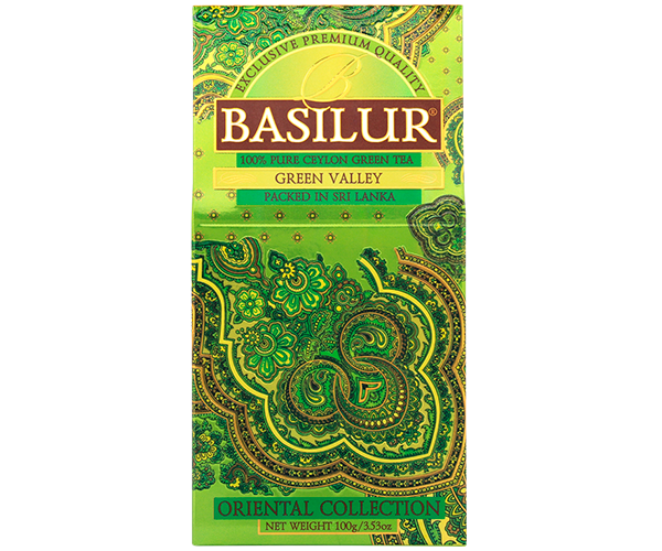 Зеленый чай Basilur Зеленая долина картон 100 г - фото-2