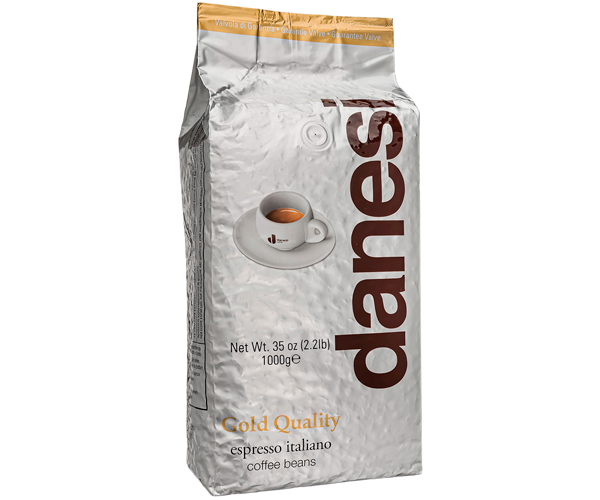 Кофе Danesi Espresso Gold в зернах 1 кг - фото-1