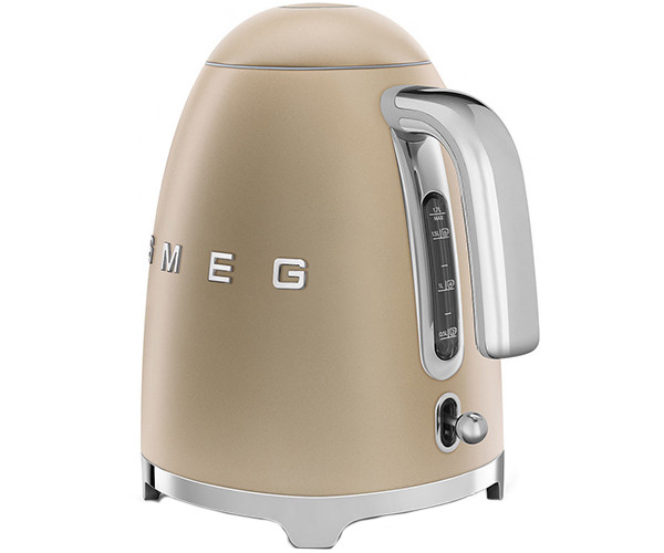 Электрочайник SMEG KLF03CHMEU матовый шампань 1,7 л особенности