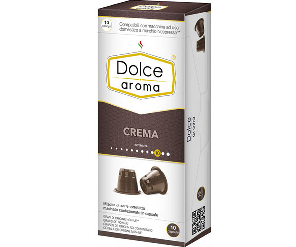 Кофе в капсулах Dolce Aroma Crema Nespresso 10 шт - фото-1