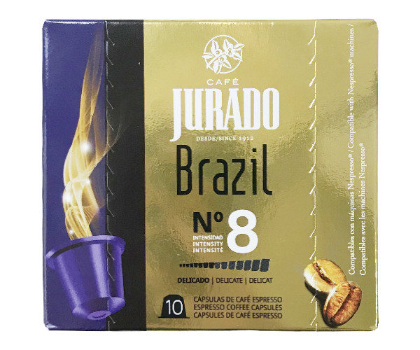 Кофе в капсулах Jurado NESPRESSO Brazil № 8 10 шт - фото-2