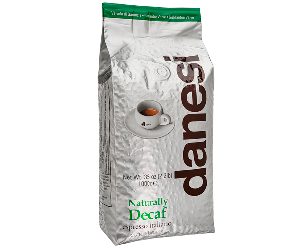 Кофе без кофеина Danesi Naturally в зернах 1 кг - фото-1