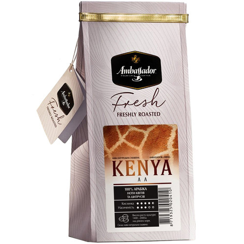 Кофе Ambassador Fresh Kenya AA молотый 200 г - фото-1