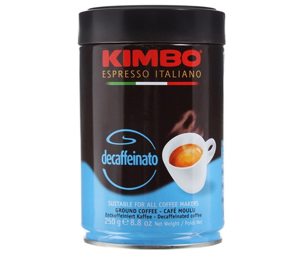 Кофе KIMBO Espresso Decaffeinato ж/б молотый 250 г - фото-1