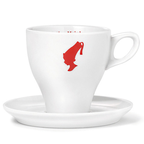Чашка с блюдцем Джамбо Julius Meinl 190 мл белая - фото-1