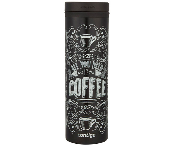 Термокружка Contigo Eclipse TwistSeal Coffee Black (1000-0698) 591 мл - фото-1