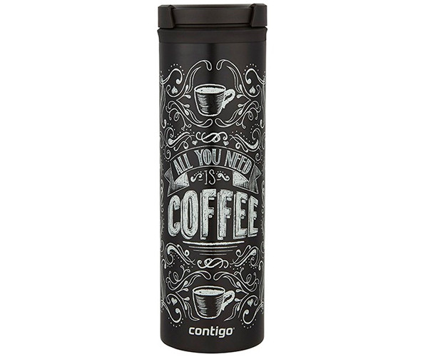 Термокружка Contigo Eclipse TwistSeal Coffee Black (1000-0698) 591 мл - фото-2