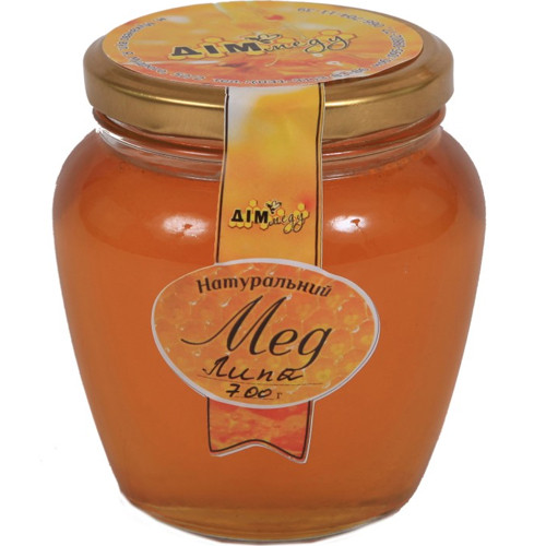 Мёд Дім меду Липа в стекле 700 г - фото-1