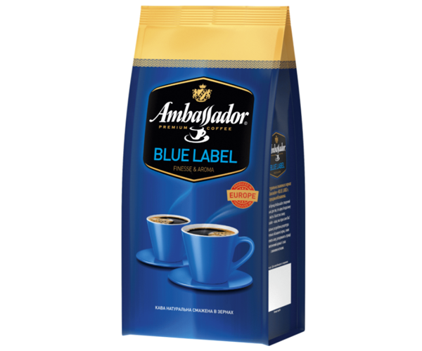 Кофе Ambassador Blue Label в зернах 1 кг - фото-1