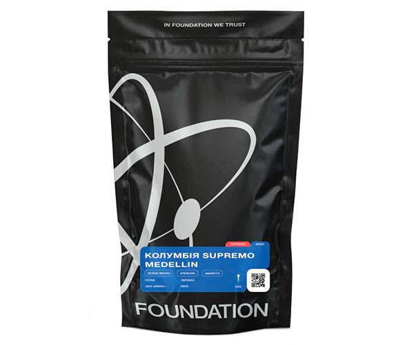 Кофе Foundation Colombia Supremo Medellin в зернах 250 г