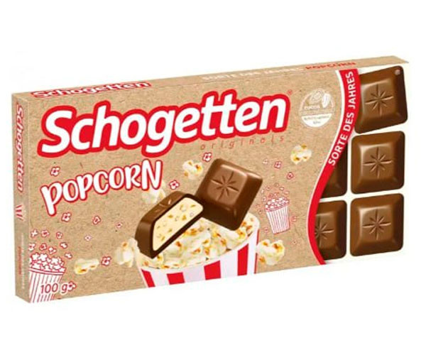 Молочный шоколад Schogetten Perfect Match - Popcorn & Caramel 100 г
