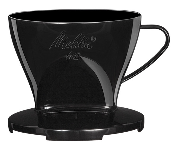 Пуровер для заваривания кофе Melitta Filtercone 1x2 Standard черный - фото-1