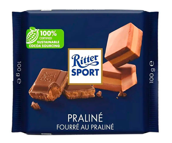 Молочный шоколад Ritter Sport Praline 100 г