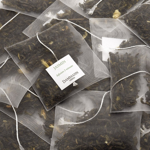 Зеленый чай Dammann Freres Жасмин пакетики 50 шт - фото-3