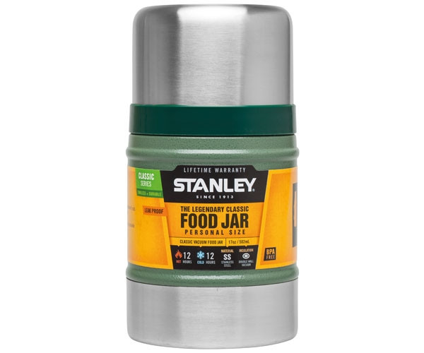 Термос пищевой Stanley Classic 500 мл зелений (10-00811-010) - фото-3