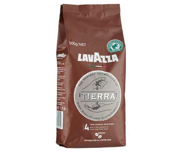 Кофе Lavazza Tierra 4 в зернах 500 г - фото-1