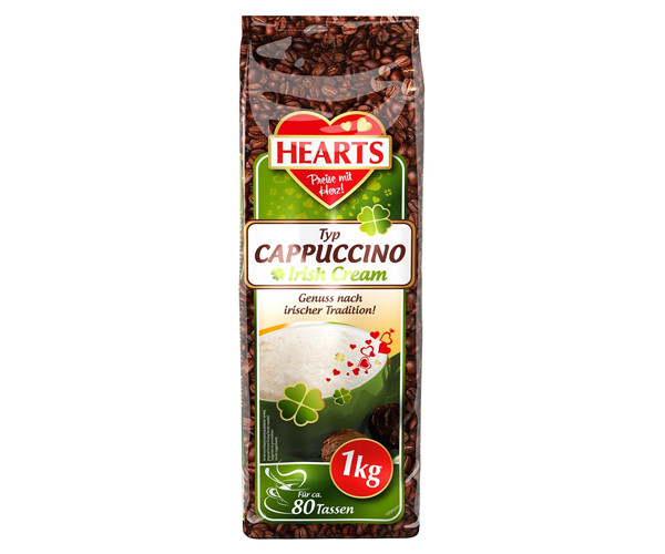 Растворимый капучино Hearts Irish Cream 1 кг