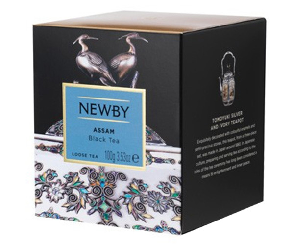 Черный чай Newby Ассам 100 г картон (220010)