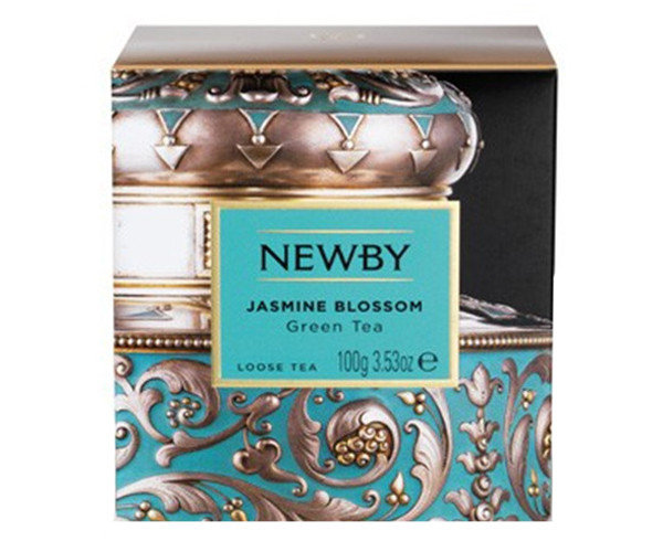 Зеленый чай Newby Цветы Жасмина 100 г картон (220090) фото