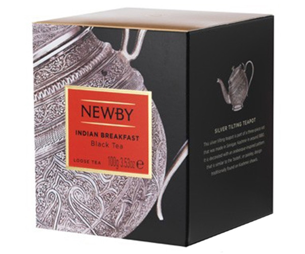 Черный чай Newby Индийский завтрак 100 г картон (220040)