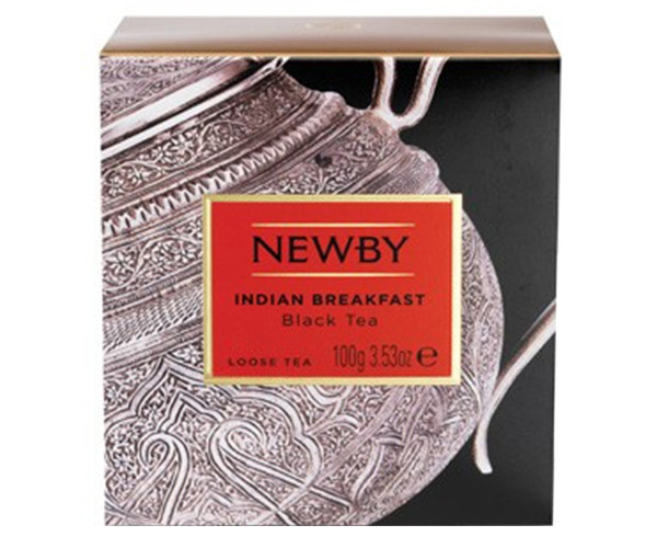 Черный чай Newby Индийский завтрак 100 г картон (220040) фото