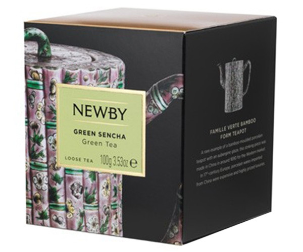 Зеленый чай Newby Зеленая Сенча 100 г картон (220080)