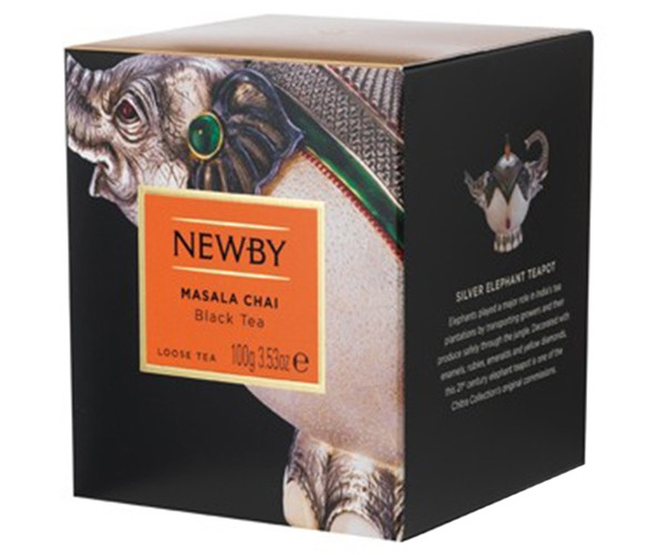 Черный чай Newby Масала 100 г картон (221450)