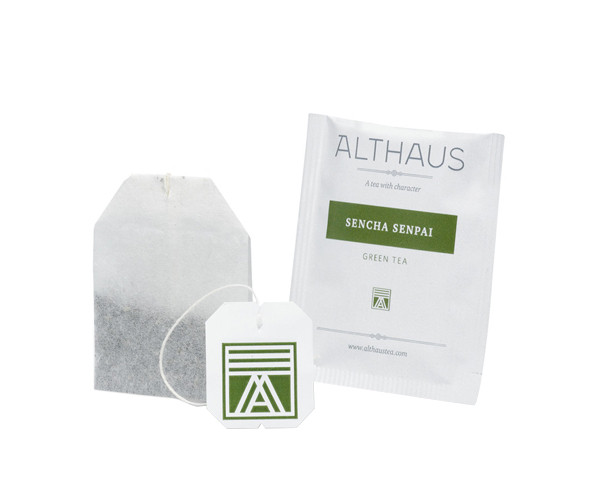 Зеленый чай Althaus Sencha Senpai в пакетиках 20 шт - фото-3