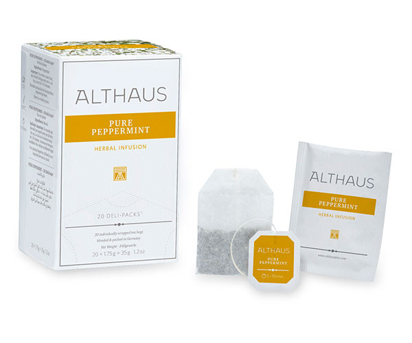 Травяной чай Althaus Pure Peppermint в пакетиках 20 шт фото