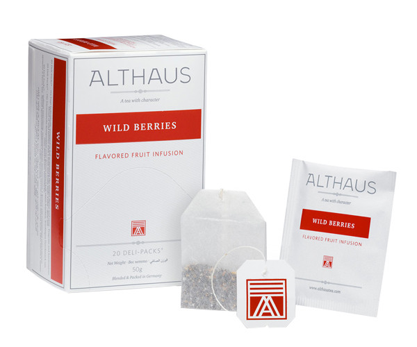 Фруктовый чай Althaus Wild Berries в пакетиках 20 шт - фото-2