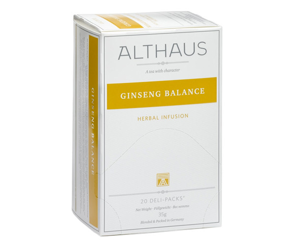 Травяной чай Althaus Ginseng Balance в пакетиках 20 шт - фото-1