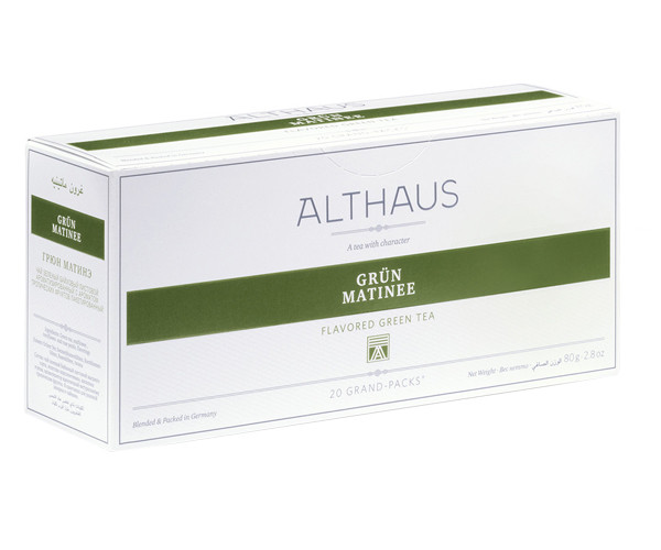 Зеленый чай Althaus Green Matinee фильтр-пак 20 шт - фото-1