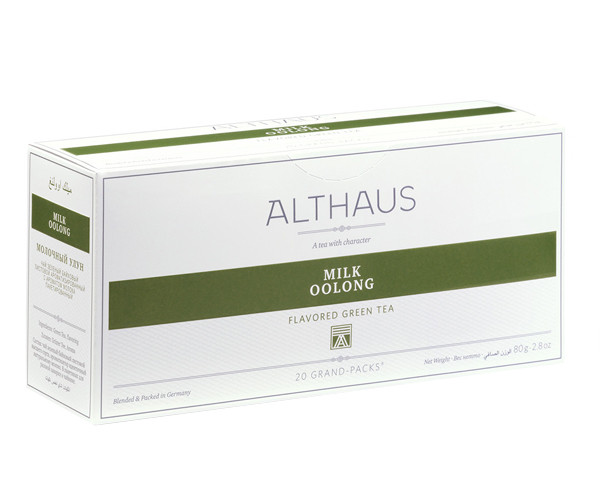 Зеленый чай Althaus Milk Oolong фильтр-пак 20 шт - фото-1