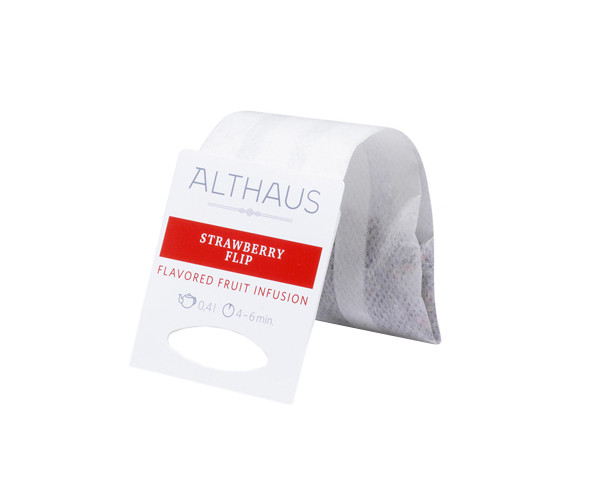 Фруктовый чай Althaus Strawberry Flip фильтр-пак 20 шт - фото-3