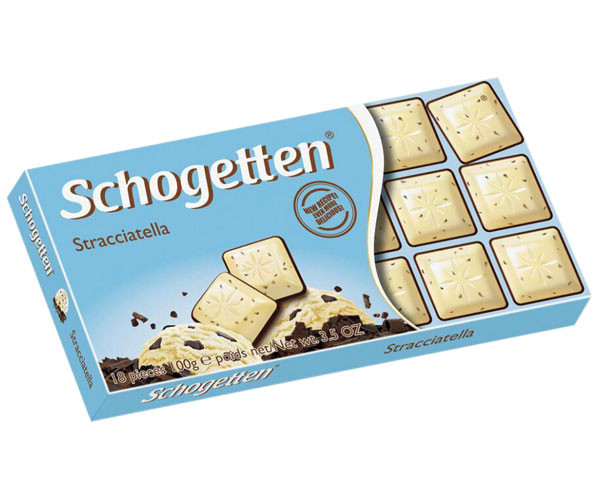 Белый шоколад Schogetten мороженное с шоколадной крошкой 100 г - фото-1