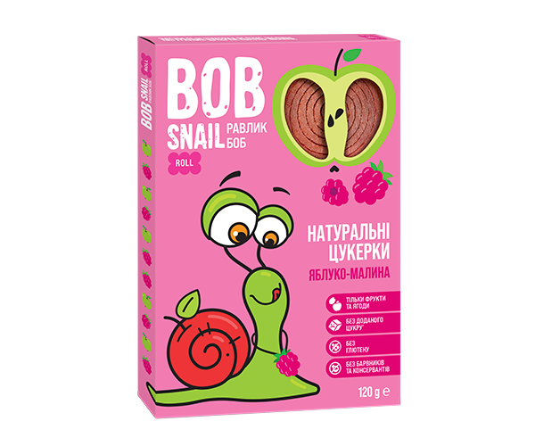 Пастила Bob Snail Яблоко-Малина 120 г