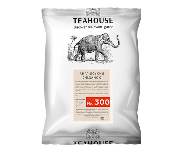 Черный чай Teahouse №300 Английский завтрак FBOP 250 г - фото-1