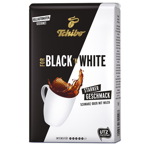 Кофе Tchibo Black & White в зернах 500 г - фото-1