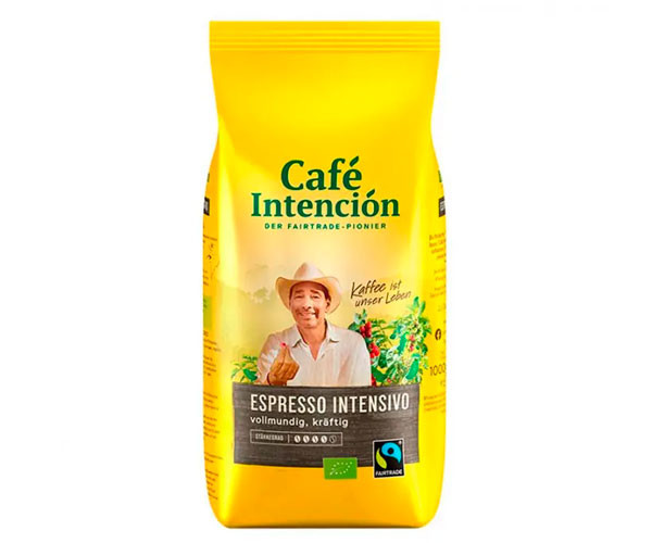 Кофе J.J.Darboven CAFE INTENCION Ecologico Espresso в зернах 1000 г