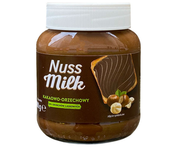 Шоколадная паста Nuss Milk какао-ореховая 400 г - фото-1