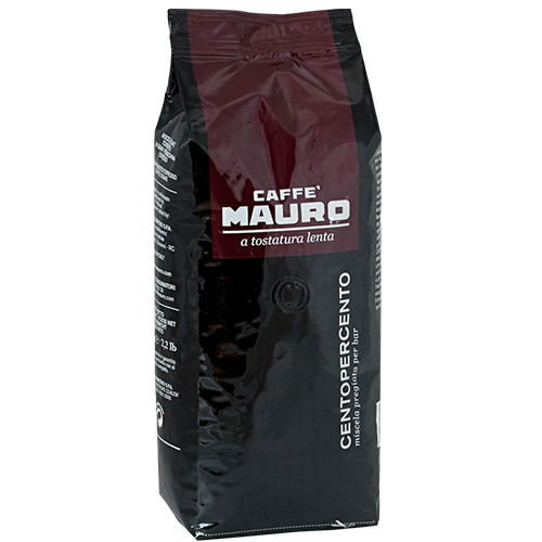 Кофе Mauro Caffe Centopercento в зернах 1000 г - фото-2